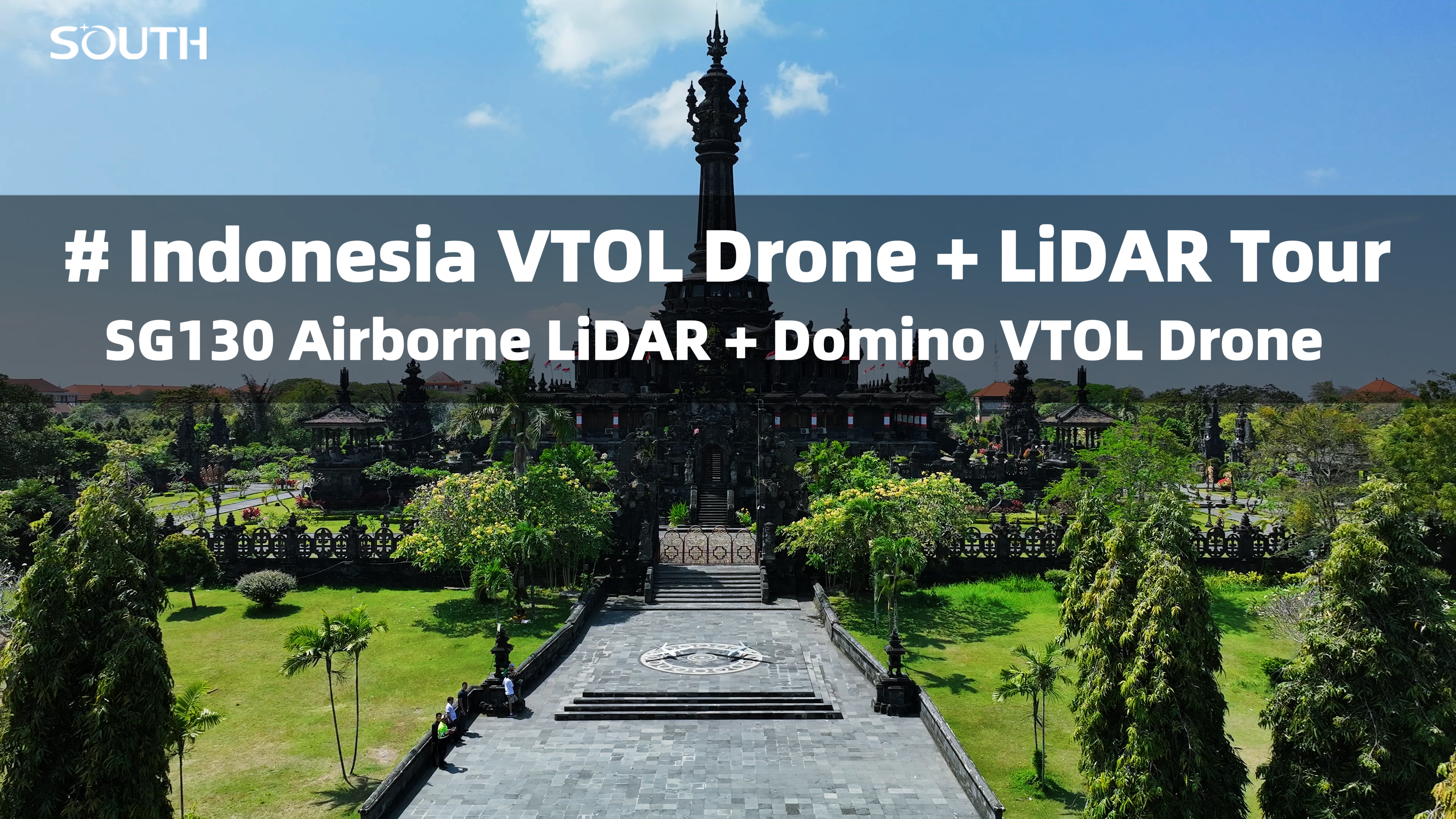 Indonesia VTOL Drone + LiDAR Tour - SG130 Airborne LiDAR + Domino VTOL Drone