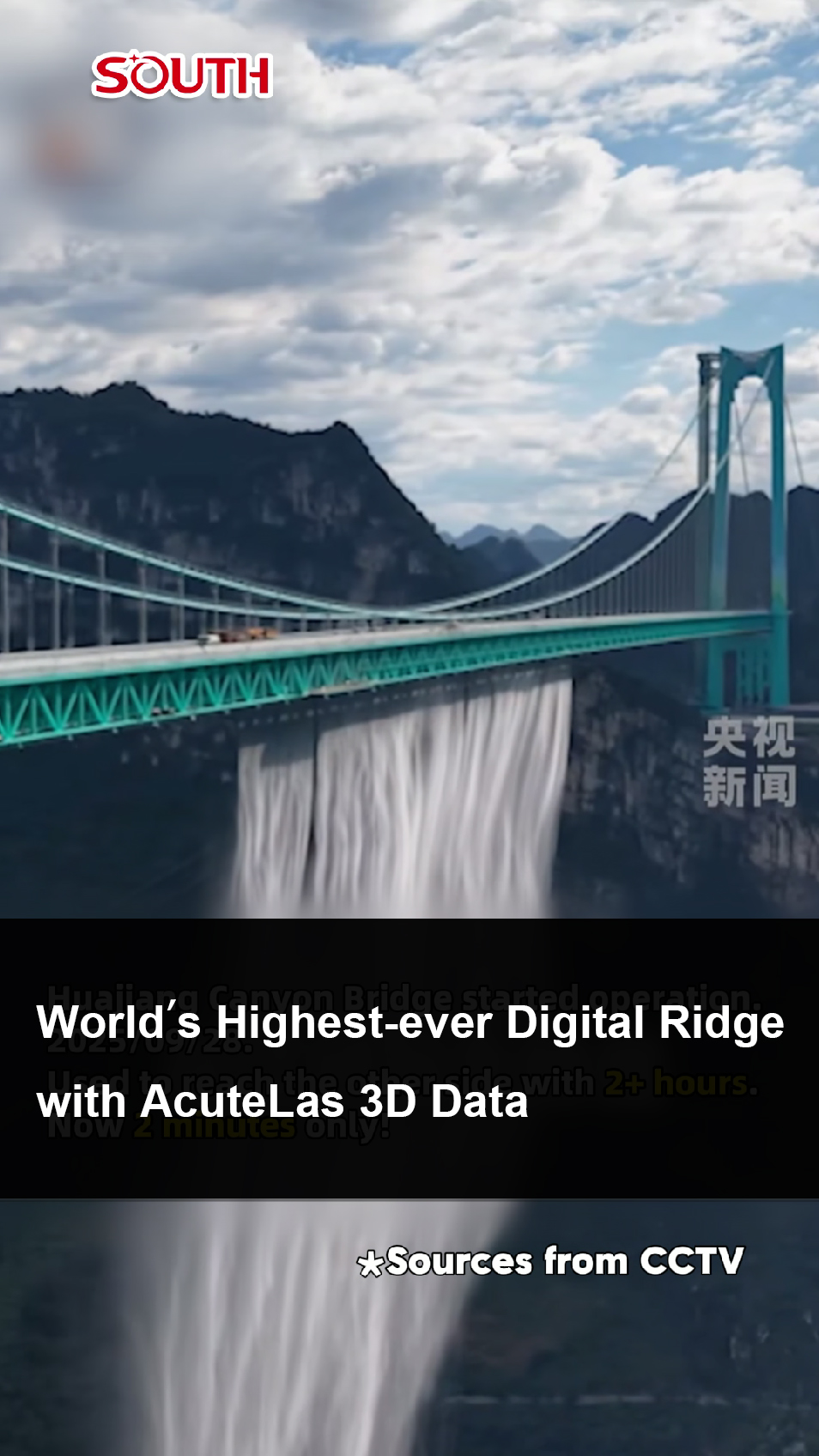 World&rsquo;s Highest-ever Digital Ridge with AcuteLas 3D Data