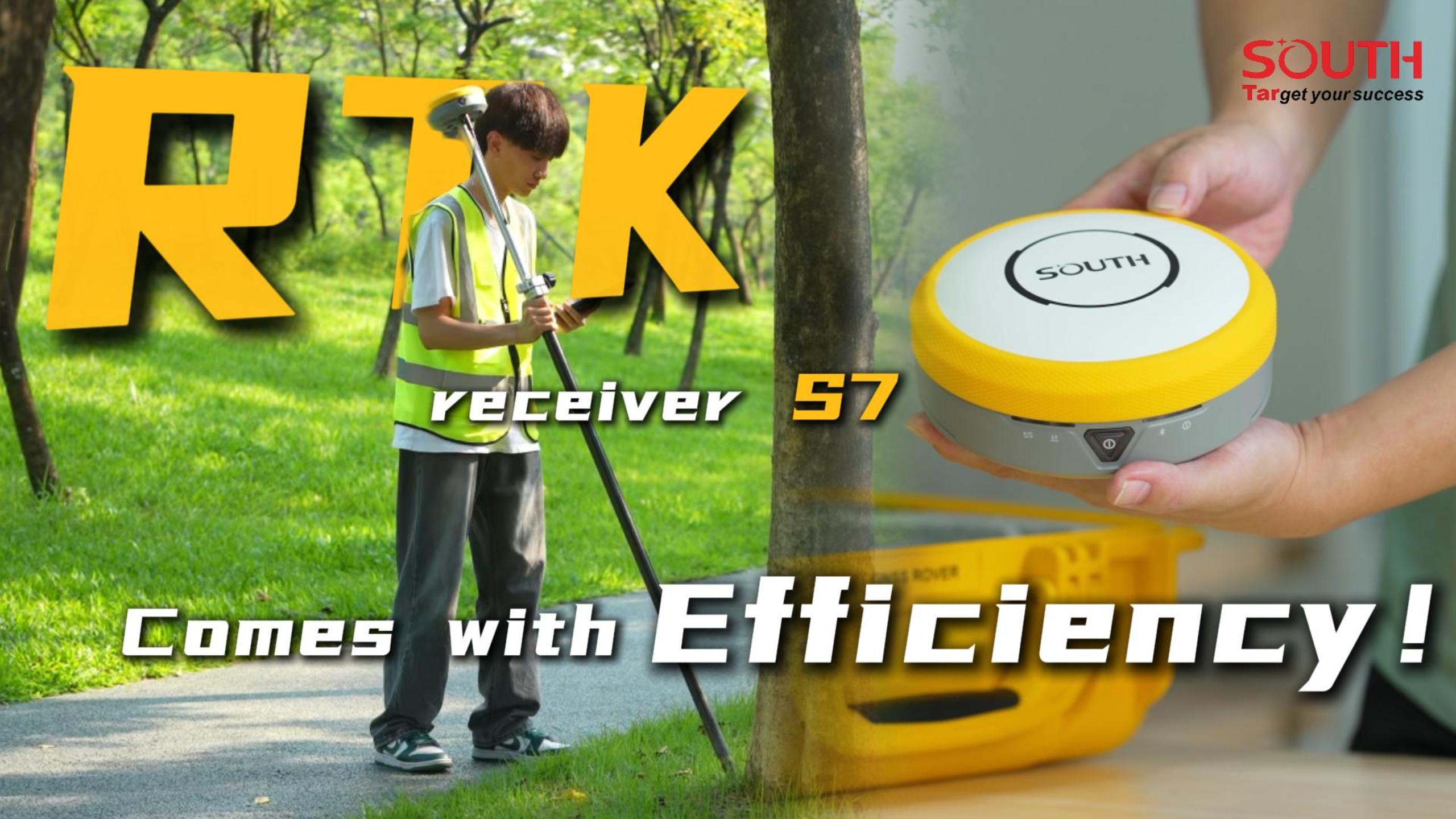 A removable dual-battery RTK receiver (S7) available now